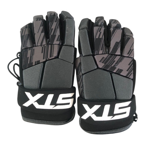 Vist Large View of Product Image Which is Used STX STALLION 75 Lacrosse Gloves Junior Black MD