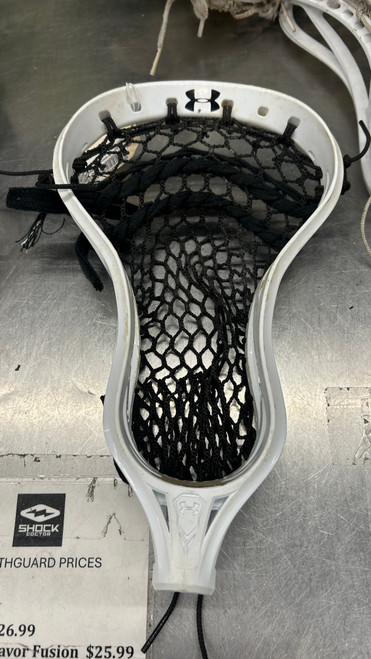 Vist Large View of Product Image Which is Used Under Armour COMMAND Mens Lacrosse Head White