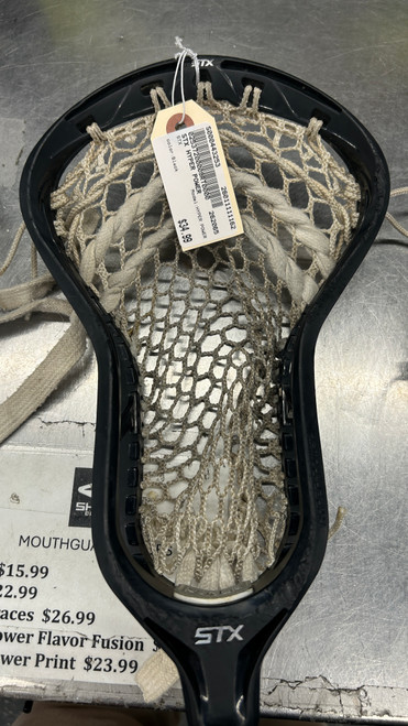 Vist Large View of Product Image Which is Used STX HYPER POWER Mens Lacrosse Head Black