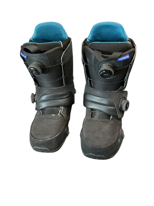 Vist Large View of Product Image Which is Used Burton PHOTON STEP ON SZ 10.5 Mens Snowboard Boots Black Senior 10.5