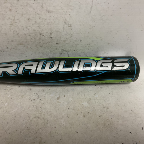 Vist Large View of Product Image Which is Used Rawlings Raptor US2R10 USA 2 1/4 Baseball Bat Black And Green 27"