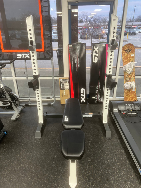 Vist Large View of Product Image Which is Used Fitness Gear OB600 Olympic Bench