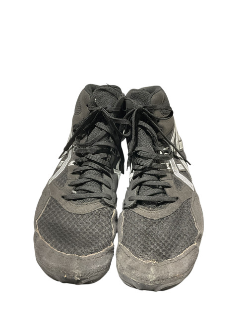 Vist Large View of Product Image Which is Used Asics Wrestling Shoes Black Youth 10.5
