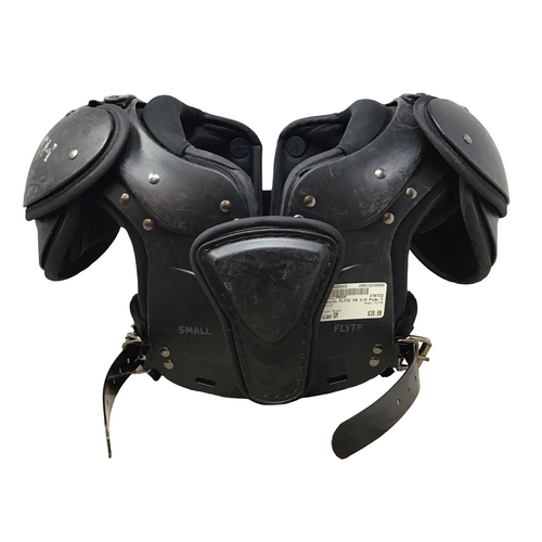 Vist Large View of Product Image Which is Used Xenith FLYTE FB Shoulder Pads Black SM