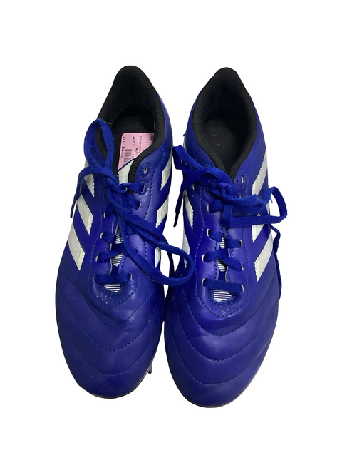 Vist Large View of Product Image Which is Used Adidas ADIDAS Soccer Cleats Royal Blue Senior 5.5