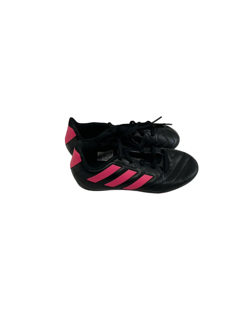 Vist Large View of Product Image Which is Used Adidas Goletto Yth 11 Black and Pink Soccer Cleats