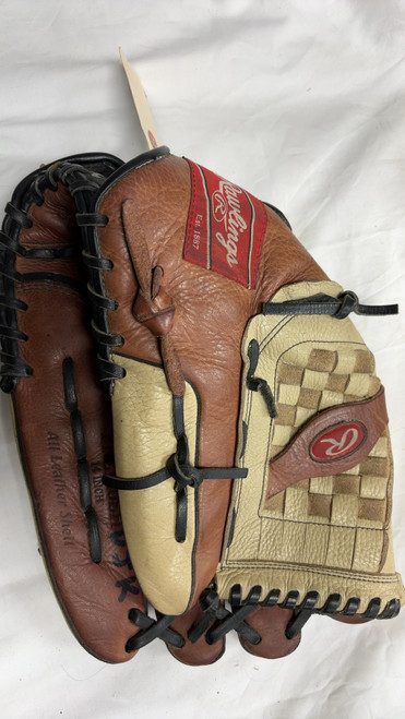 Vist Large View of Product Image Which is Used Rawlings PLAYER PREFERRED BB/SB Glove RH Throw Brown 14"