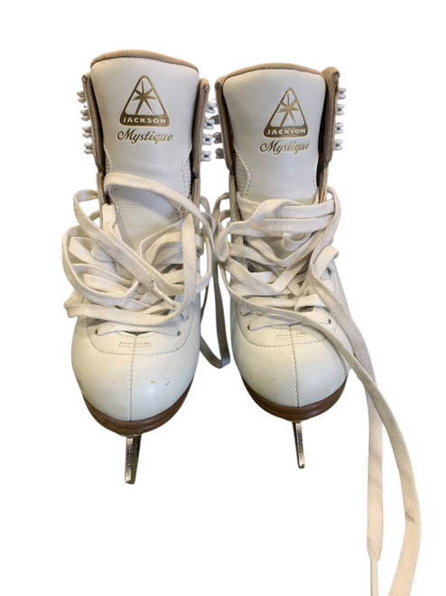 Vist Large View of Product Image Which is Used Jackson MYSTIQUE Girls Figure Skate White Junior 04