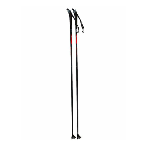 Vist Large View of Product Image Which is Like-New Swix ELITE Mens XC Ski Poles Grey And Red 135 cm / 54 in