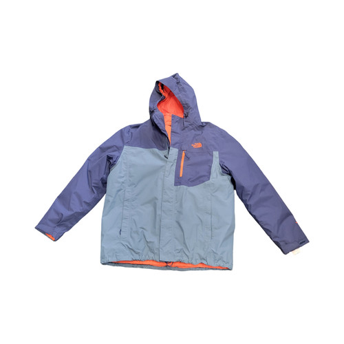 Vist Large View of Product Image Which is Used The North Face Outerwear Heavy Jacket M Navy Blue XL