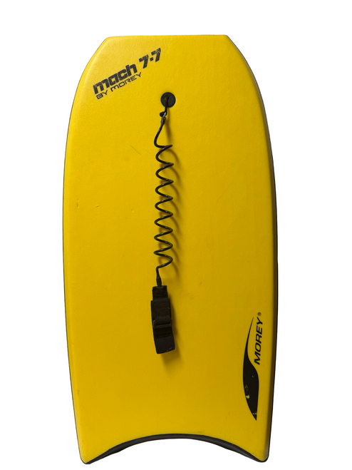 Vist Large View of Product Image Which is Used Morey Boogie 7-7 Body Board Yellow 43"