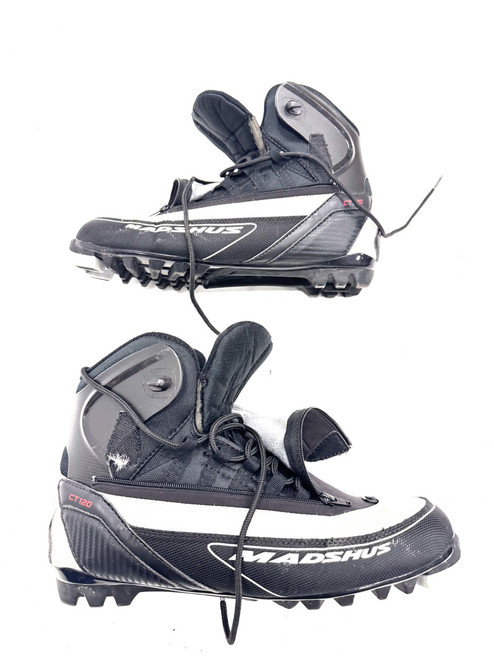Vist Large View of Product Image Which is Used Madshus Mens NNN XC Ski Boots Black M 10.5