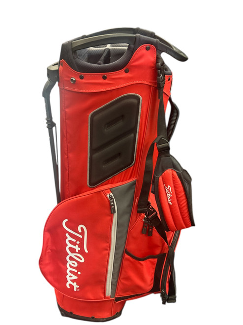 Vist Large View of Product Image Which is Used Titleist CART BAG Mens Cart Bag Red