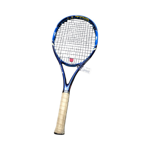 Vist Large View of Product Image Which is Used Wilson ULTRA 180 Adult Tennis Racquet Navy Blue 4 3/8"