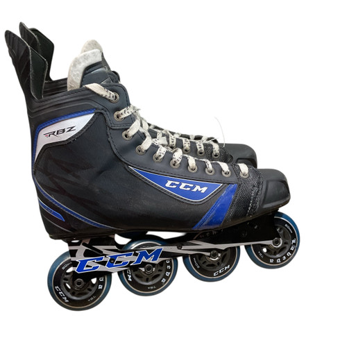 Vist Large View of Product Image Which is Used CCM RBZ Roller Hockey Skates Black Senior 12