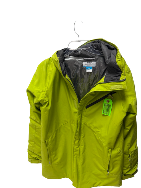 Vist Large View of Product Image Which is Used Columbia Mens Snow Jacket Yellow XL