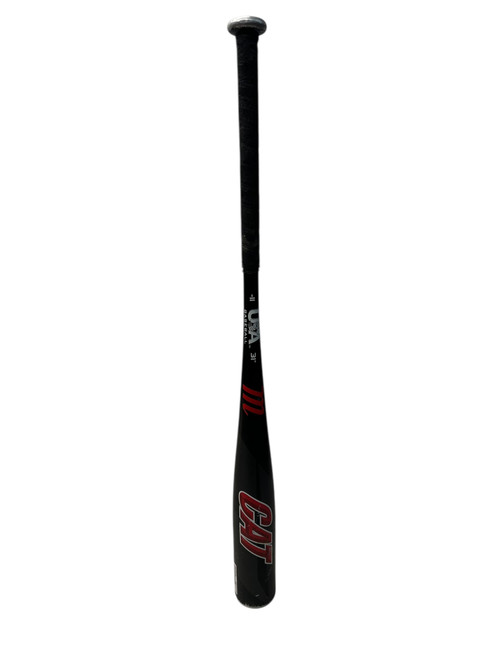 Vist Large View of Product Image Which is Used Marucci CAT USA BB/SB USA 2 5/8 Bat Black And Red 31"