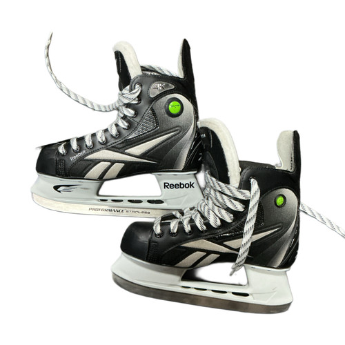 Vist Large View of Product Image Which is Used Reebok 4K SZ 5 SKATES Intermediate Hockey Skate Intermediate 5.0