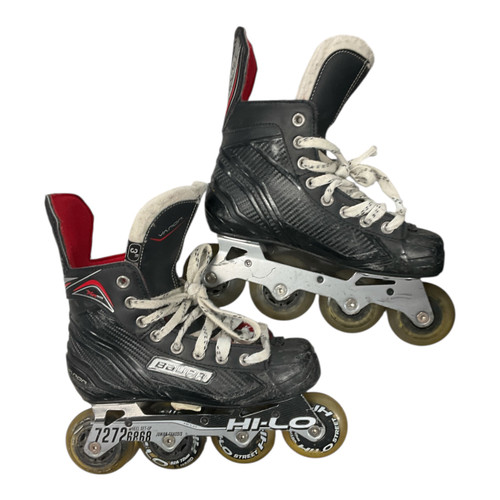 Vist Large View of Product Image Which is Used Bauer Roller Hockey Skates Black Junior 03