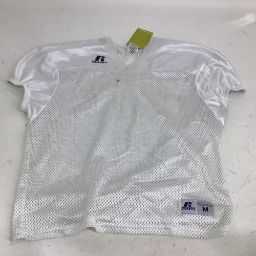 Vist Large View of Product Image Which is Used Russell ADULT MD PRATICE JERSEY FB Top Adult White MD