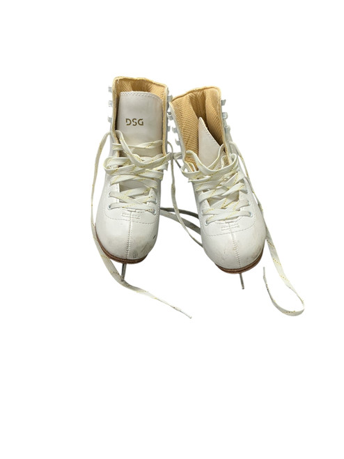 Vist Large View of Product Image Which is Used DSG FIGURE SKATES Girls Figure Skate White Junior 03