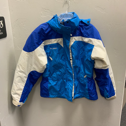 Vist Large View of Product Image Which is Used Columbia Outerwear Heavy Jacket W Royal Blue MD