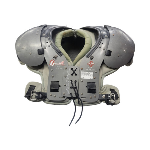 Vist Large View of Product Image Which is Used Gear 2000 AIRTECH PADS ADT QB/WR/DB FB Shoulder Pads Grey XL