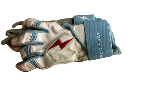 Vist Large View of Product Image Which is Used BB/SB Batting Gloves White LG