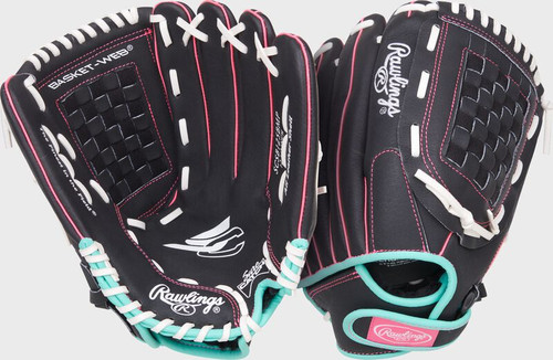 Vist Large View of Product Image Which is The Rawlings Sure Catch 12.5-Inch Youth Softball Glove is built for young players who need comfort, control, and easy break-in. The Basket Web® design offers a forgiving, flexible pocket ideal for developing athletes, while the soft all-leather shell provides durability with a game-ready feel. Plus, the Sure Catch heel cutout makes it easier for smaller hands to close the glove around the ball. With cushioned finger linings and vibrant styling, this glove delivers a mix of performance and personality for rising stars on the diamond.

Get your game going with the Rawlings Sure Catch 12.5-Inch Youth Softball Glove.