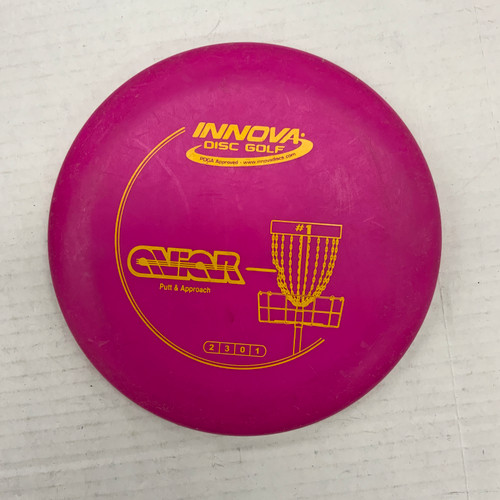 Vist Large View of Product Image Which is Used Innova DX AVIAR 148 Disc Golf Putter Pink
