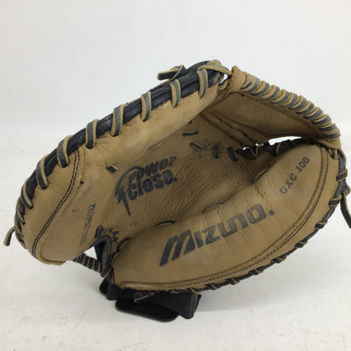 Vist Large View of Product Image Which is Used Mizuno POWER CLOSE GXC 100 32 IN YTH LHT BB/SB Catchers LH Throw Brown 32"