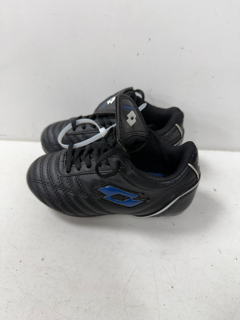 Vist Large View of Product Image Which is Used Lotto Soccer Cleats Black Youth 08.0