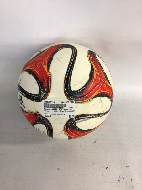 Vist Large View of Product Image Which is Used Adidas PRIME MLS REPLICA All Size Soccer Ball Cardinal And White 4