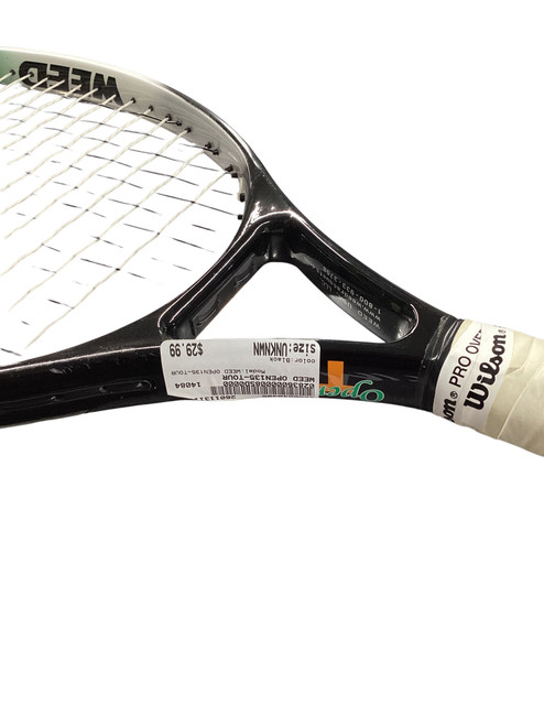 Vist Large View of Product Image Which is Used WEED OPEN135-TOUR Adult Tennis Racquet Black Unknown