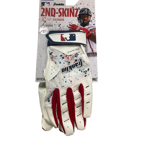 Vist Large View of Product Image Which is New FRANKLIN 2ND SKIN BATTING GLOVES YTH LRG USA
