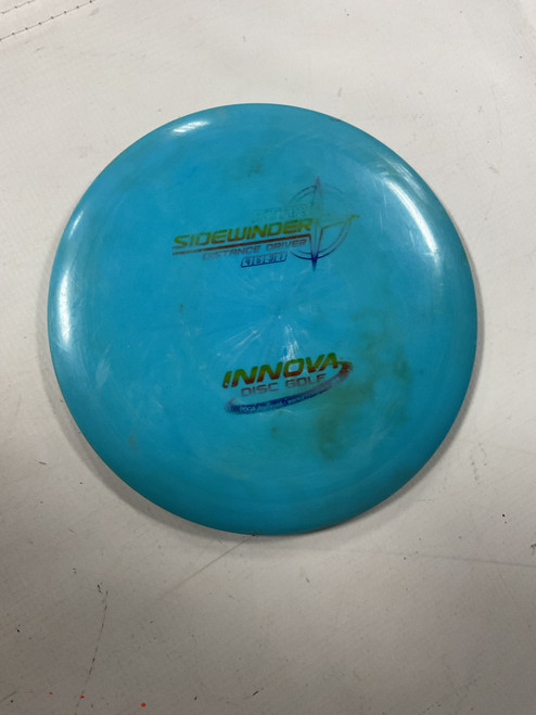 Vist Large View of Product Image Which is Used Innova STAR SIDEWINDER Disc Golf Driver Carolina Blue