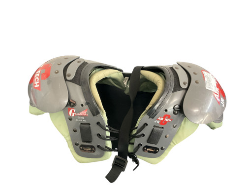 Vist Large View of Product Image Which is Used Gear 2000 AIR TECH JR FB Shoulder Pads Black XS