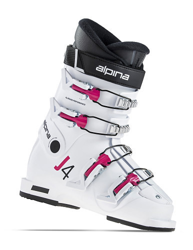 Vist Large View of Product Image Which is New J4 DH Ski Boots Wht 25.5
