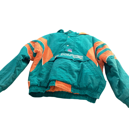 Vist Large View of Product Image Which is Used NFL Outerwear Light Jacket M Teal XL
