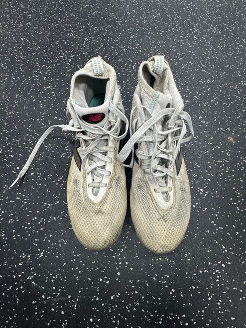 Vist Large View of Product Image Which is Used New Balance FREEZE LAX Cleats Mens White Senior 10.5