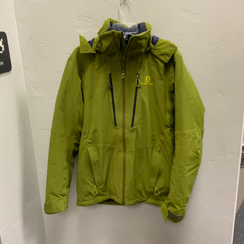 Vist Large View of Product Image Which is Used Salomon Outerwear Heavy Jacket M Green SM