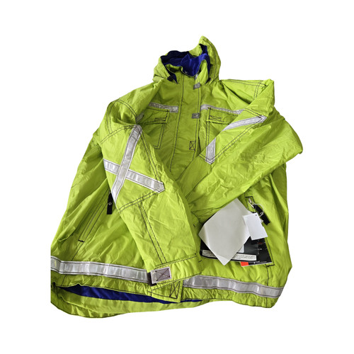 Vist Large View of Product Image Which is Used Obermeyer Outerwear Heavy Jacket W Neon Green MD