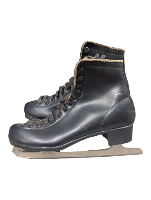 Vist Large View of Product Image Which is Used BLACK FIGURE SKATE Mens Figure Skate Black Senior 12