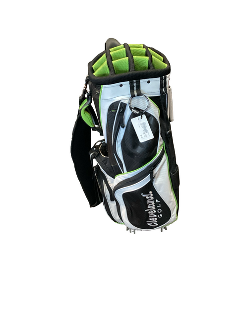 Vist Large View of Product Image Which is Used Cleveland 14 WAY Mens Cart Bag White