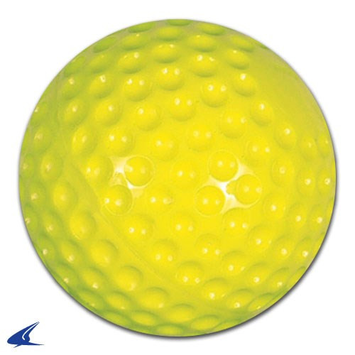 Vist Large View of Product Image Which is CHAMPRO 12" DIMPLE MOLDED SOFTBALL-GOLD
