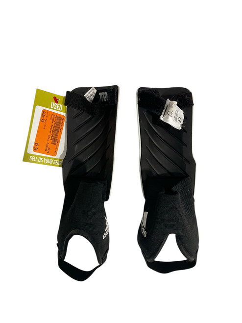 Vist Large View of Product Image Which is Used Adidas Soccer Shin Guards Youth Navy Blue XS