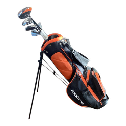 Vist Large View of Product Image Which is Cobra KING JR Teen Package Set RH Black And Orange 5 Piece