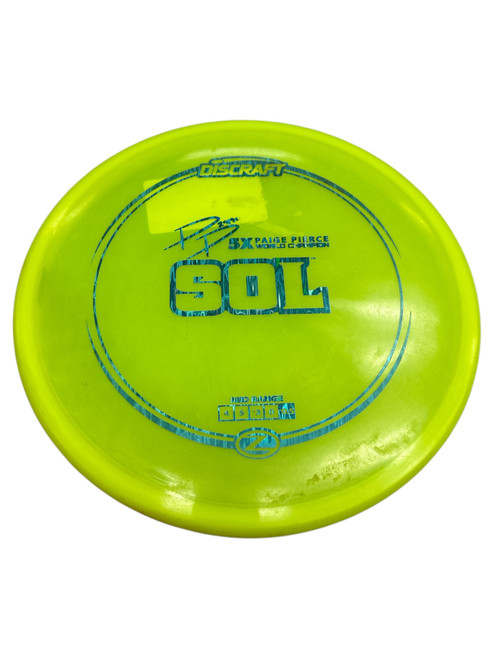 Vist Large View of Product Image Which is Used Discraft 5X SOL Disc Golf Mid Range Yellow