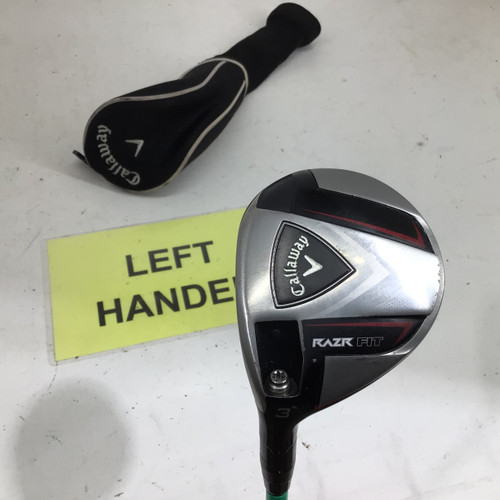 Vist Large View of Product Image Which is Used Callaway RAZR FIT 3 FW LH R FLEX Mens Fairway Wood LH 3 Wood
