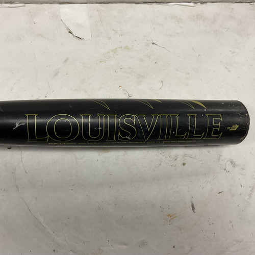 Vist Large View of Product Image Which is Used Louisville Slugger Meta BBMTB3-21 High School -3 Baseball Bat Black And Gold 33"